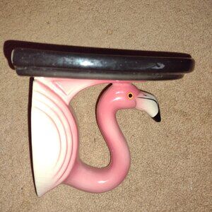 Flamingo Head Shelf by Clay Art San Francisco
